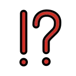 Exclamation Question Mark SVG Icon